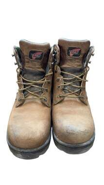 Red Wing Shoes King Toe Work Boots Stock No. 435 Size 13 E2 Men's Brown Leather